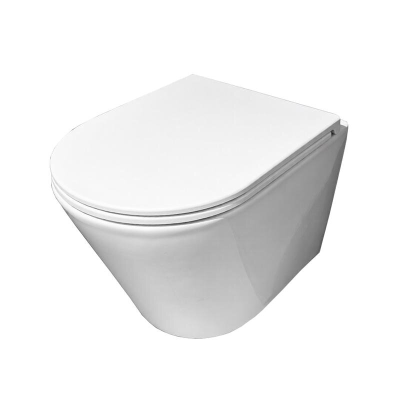 Изображение товара Подвесной унитаз Relisan WM 704 безободковый с микролифтом белый