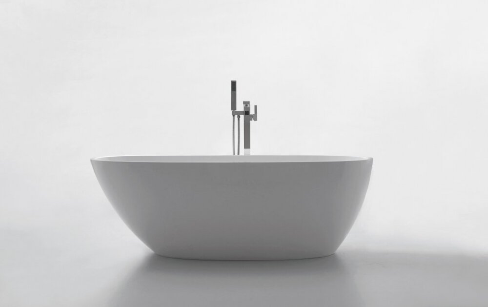 Изображение товара Акриловая ванна BelBagno 170x85 см, овальная, белая, с усиленной теплоизоляцией