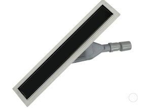 Изображение товара Дренажный канал ALMAes Laguna LG90BL, 90 см, решетка под плитку, черное стекло