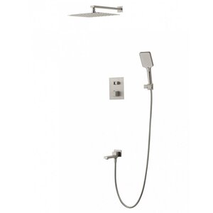Изображение товара Душевая система Wonzon & Woghand WW-88929003-BN, термостатическая, PVD никель брашированный