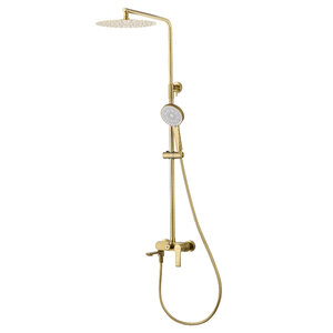 Изображение товара Душевая система Wonzon & Woghand Brilliant WW-88047079-BG, PVD-покрытие, цвет золото брашированное