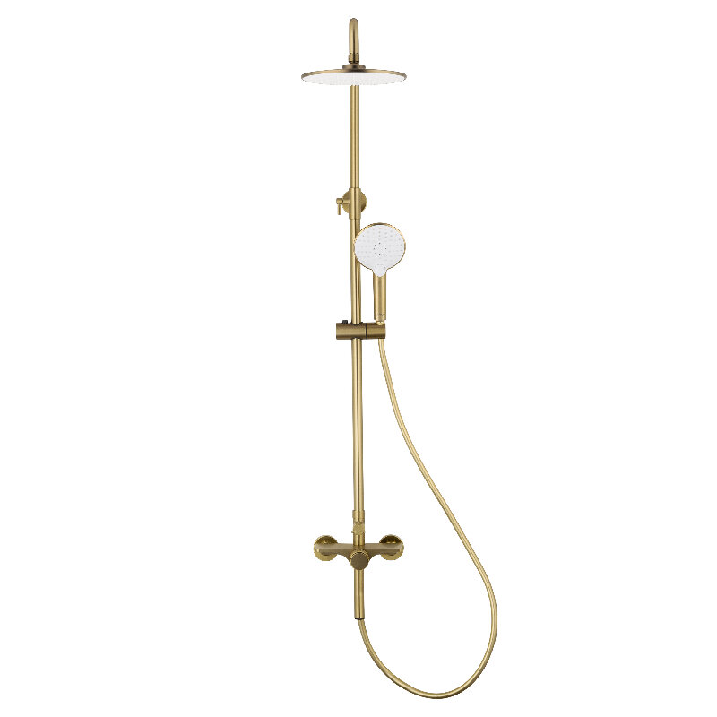 Изображение товара Душевая система Wonzon & Woghand Click WW-N3S962-BG, PVD-покрытие, цвет золото брашированное