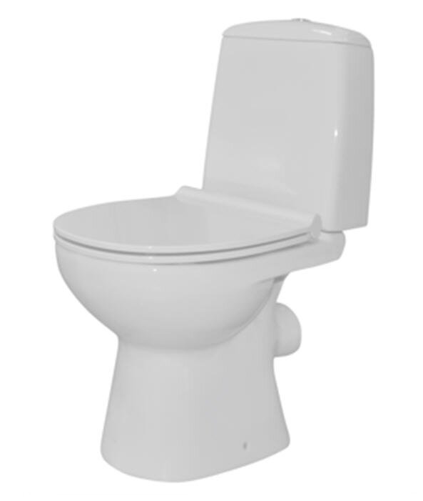Изображение товара Современный напольный унитаз Santek Цезарь slim 1.WH30.2.415 фарфор белый