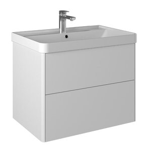 Изображение товара Тумба под раковину Briz Сенсе 248 03-18070-20 00 БЕЛ, 70 см, подвесная, цвет белый