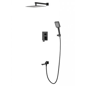 Изображение товара Душевая система Wonzon & Woghand Cube 2.0 WW-88087068-MB, цвет черный матовый