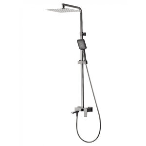 Изображение товара Душевая система Wonzon & Woghand Cube WW-88739016-BGM, PVD-покрытие, цвет графит темный