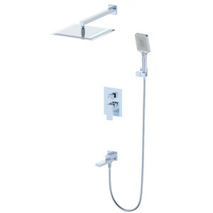 Изображение товара Душевая система Wonzon & Woghand Cube WW-88939016-CR, цвет хром