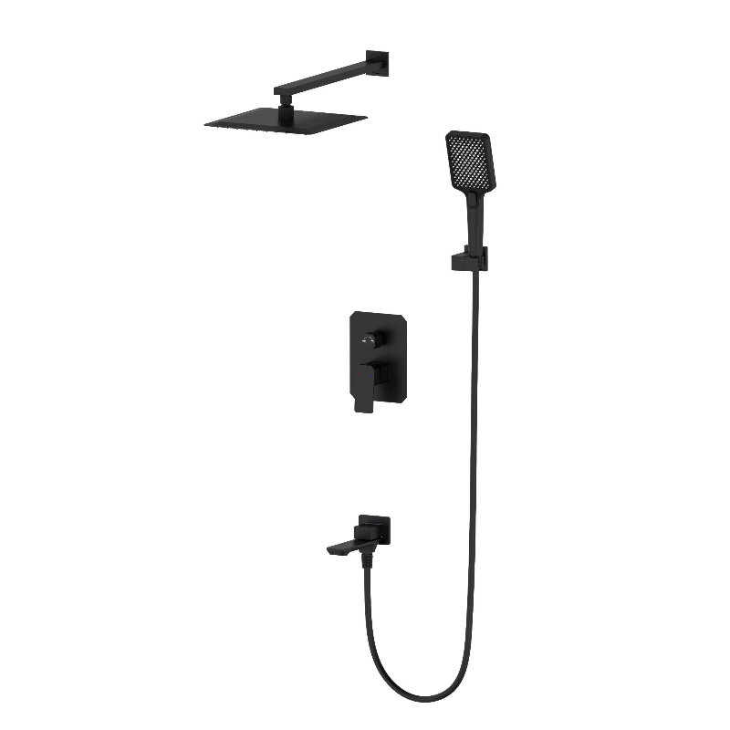 Изображение товара Душевая система Wonzon & Woghand Diamond WW-88939011-MB черный матовый