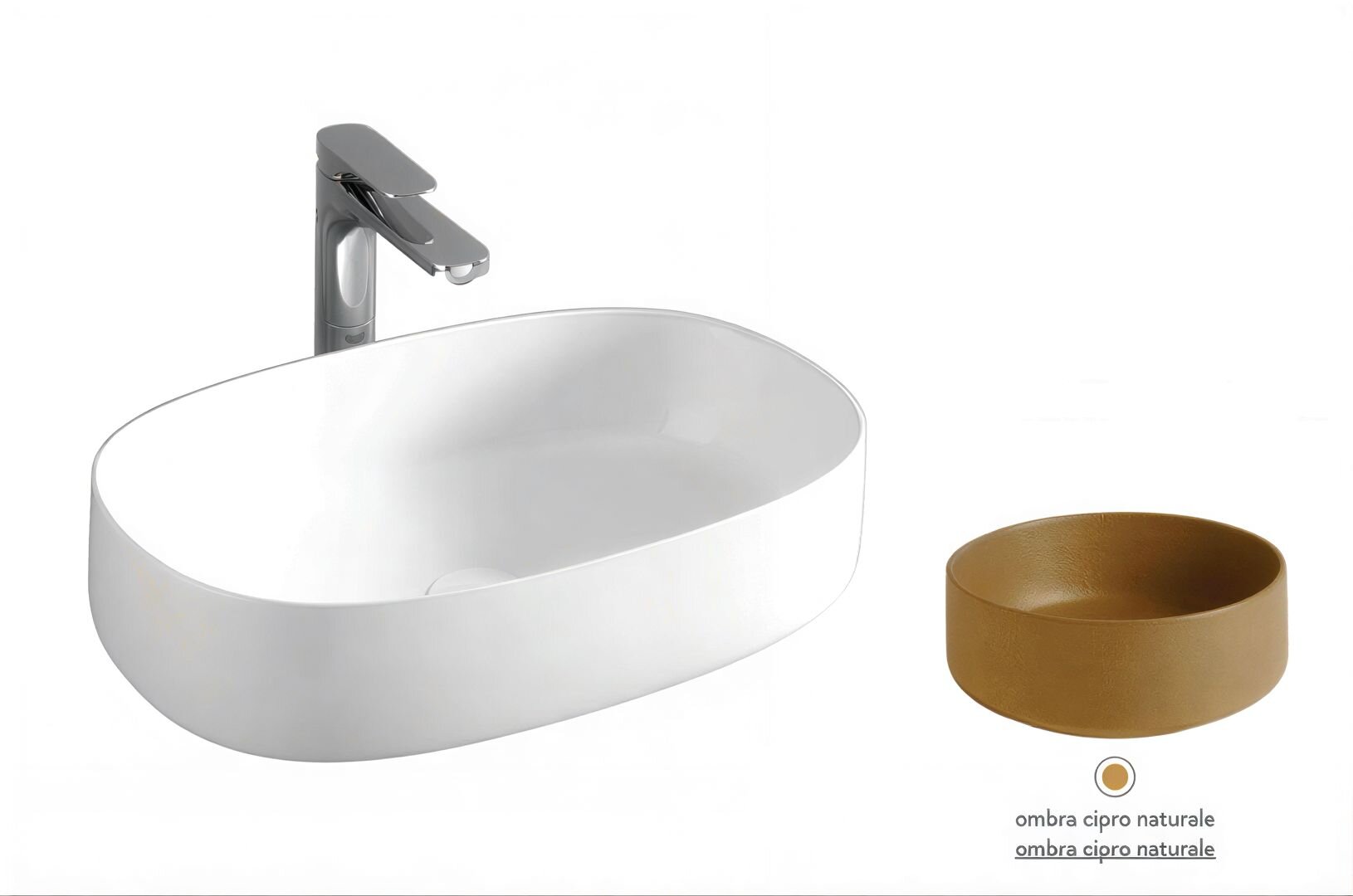 Изображение товара Раковина ArtCeram Cognac Countertop COL003 18 00, накладная, цвет ombra cipro naturale, 55 х 35 х 14,5 см Изображение товара Раковина ArtCeram Cognac Countertop COL003 18 00, накладная, цвет ombra cipro naturale, 55 х 35 х 14,5 см