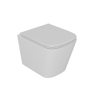 Изображение товара Унитаз подвесной D-K Berlin DT1436016, безободковый, с сиденьем микролифт, цвет белый