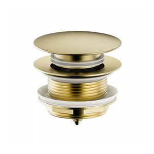 Изображение товара Донный клапан Wonzon & Woghand WW-SS105-BG, без перелива, PVD золото брашированное