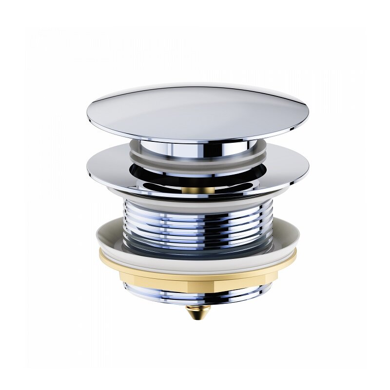 Изображение товара Донный клапан Wonzon & Woghand WW-SS105-CR, без перелива, хром