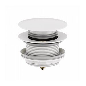 Изображение товара Донный клапан Wonzon & Woghand WW-SS105-MW, без перелива, белый матовый