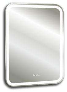 Изображение товара Зеркало Silver Mirrors Malta Neo LED-00002415, 55 см, LED подсветка, выключатель сенсорный, антизапотевание, Bluetooth, белый