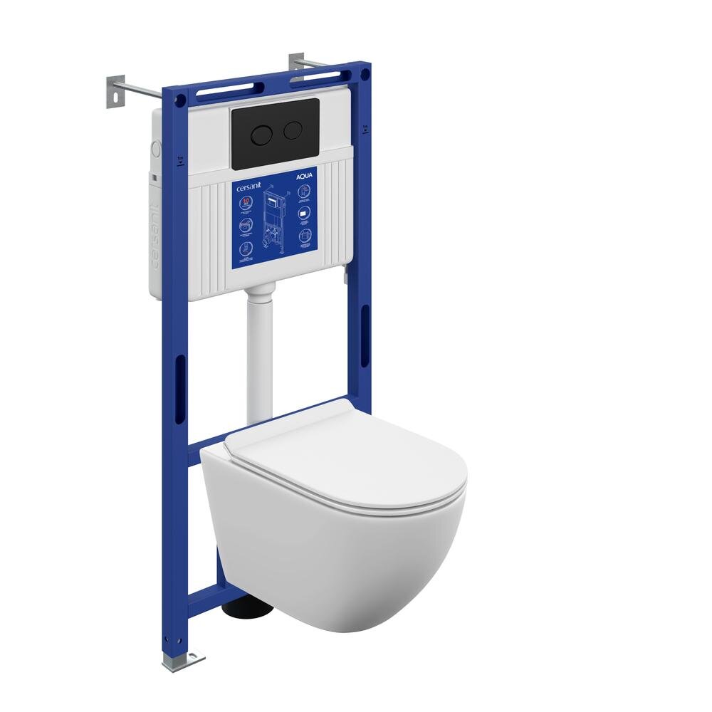 Изображение товара Инсталляция Cersanit Aqua 50 Prime P с унитазом Brasko Vortex smart