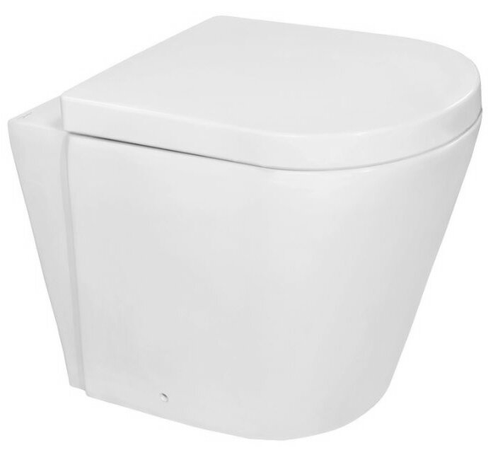 Изображение товара Приставной унитаз Jaquar Opal OPS-WHT-15955 с крышкой дюропласт белый