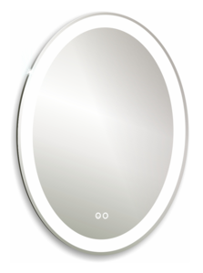Изображение товара Зеркало Silver Mirrors Italiya Neo LED-00002409, 64 см, LED подсветка, выключатель сенсорный, антизапотевание, белый