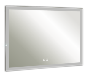 Изображение товара Зеркало Silver Mirrors Гуверт LED-00002368, 100 см, LED подсветка, выключатель сенсорный, антизапотевание, белый