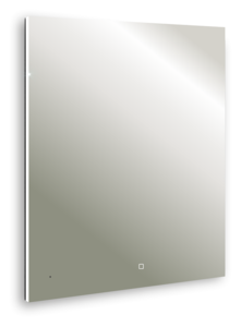 Изображение товара Зеркало Silver Mirrors Алмина LED-00002315, 80 см, LED подсветка, выключатель сенсорный бесконтактный, серый