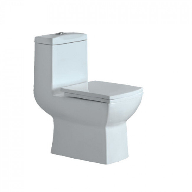 Изображение товара Унитаз Jaquar Lyric LYS-WHT-38851P с крышкой Soft Close, горизонтальный выпуск