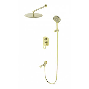 Изображение товара Душевая система Wonzon & Woghand Frame WW-88939010-BG, PVD-покрытие, цвет золото брашированное