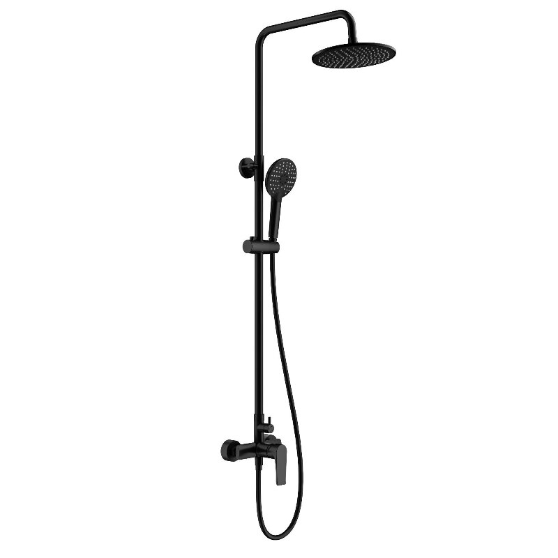 Изображение товара Душевая система Wonzon & Woghand Blend WW-A30103-MB черный матовый