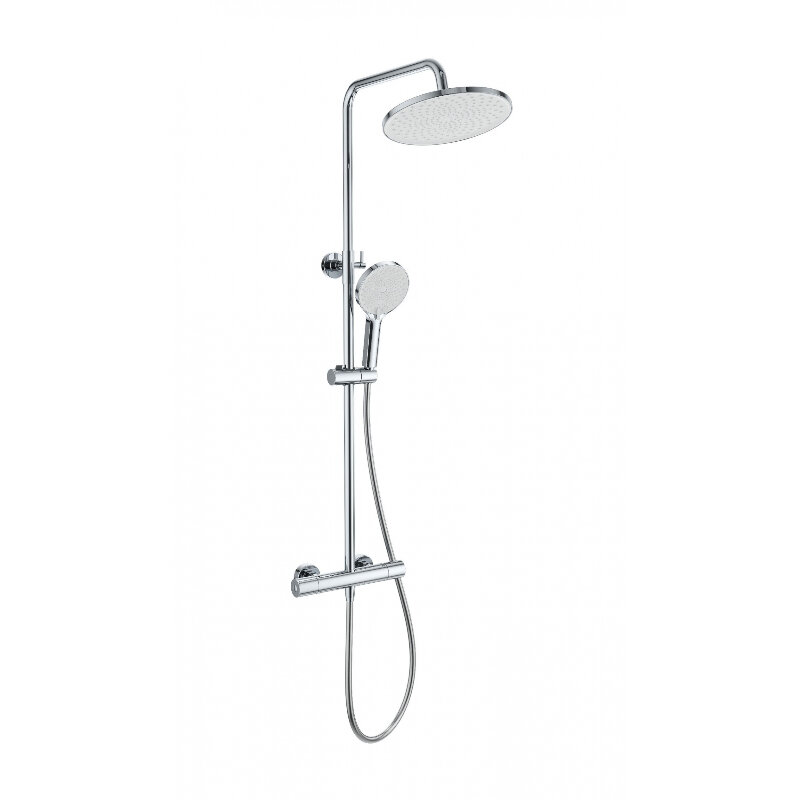 Изображение товара Душевая система Wonzon & Woghand Inn WW-B3013-T1-CR с термостатом