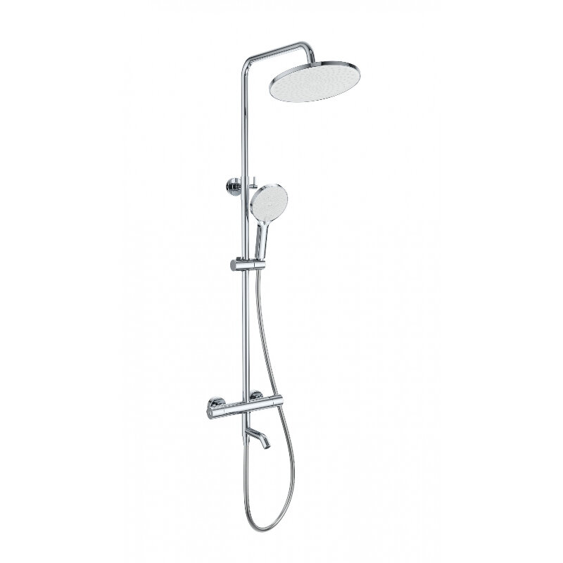 Изображение товара Душевая система Wonzon & Woghand Inn WW-B3065-T1-CR с термостатом Изображение товара Душевая система Wonzon & Woghand Inn WW-B3065-T1-CR с термостатом