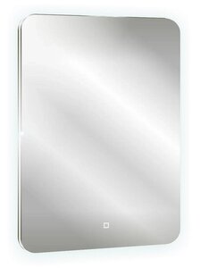 Изображение товара Зеркало Silver Mirrors Паллада LED-00002941, 55 см, LED подсветка, выключатель сенсорный, белый