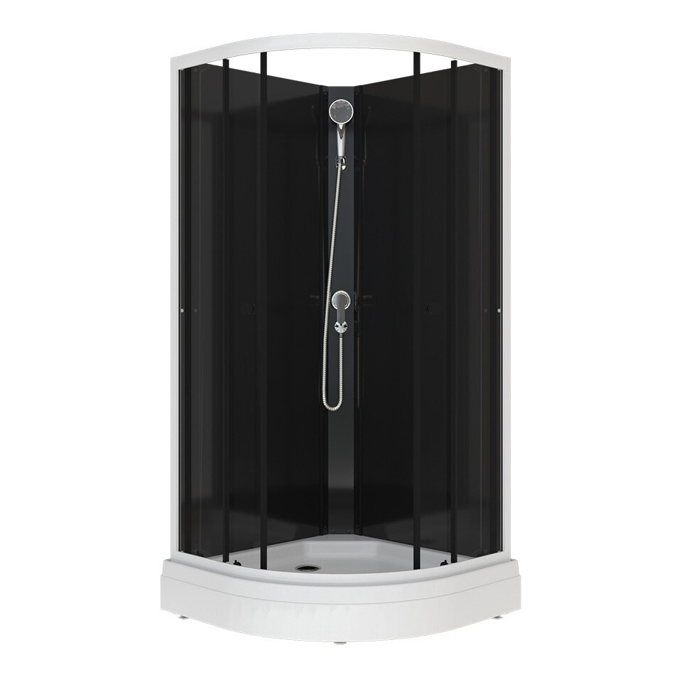 Изображение товара Душевая кабина Triton Нова Щ0000076115, 88 x 88 см, поддон 17 см, стекло прозрачное, профиль белый Изображение товара Душевая кабина Triton Нова Щ0000076115, 88 x 88 см, поддон 17 см, стекло прозрачное, профиль белый