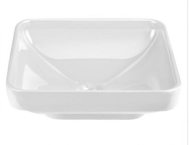 Изображение товара Встраиваемая квадратная раковина Vitra Water Jewels 4441B003-1361 белая 38,5x38,5x14 см