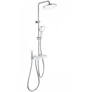 Изображение товара Душевая система Wonzon & Woghand Muse WW-B3580-CR, с термостатом, с гигиеническим душем, цвет хром
