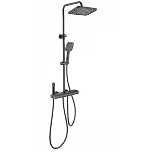 Изображение товара Душевая система Wonzon & Woghand Muse WW-B4129-MB с термостатом