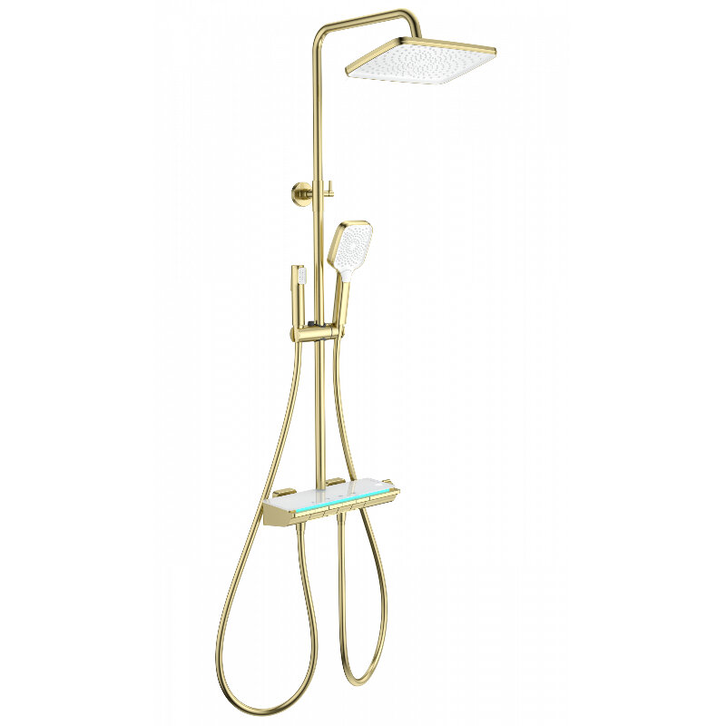 Изображение товара Душевая система Muse WW-B4174-BG с термостатом и гигиеническим душем