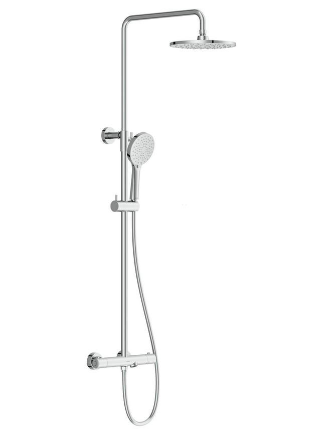 Изображение товара Душевая система Cersanit Oliva A68981 термостатическая с тропическим душем хром