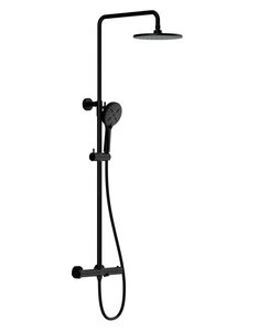 Изображение товара Душевая система Cersanit Oliva A68984, термостатическая, черная матовая