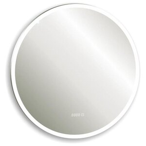Изображение товара Зеркало Silver Mirrors Перла d770 - 4 ФР-00001047, d77 см, LED подсветка, выключатель сенсорный, часы, белый