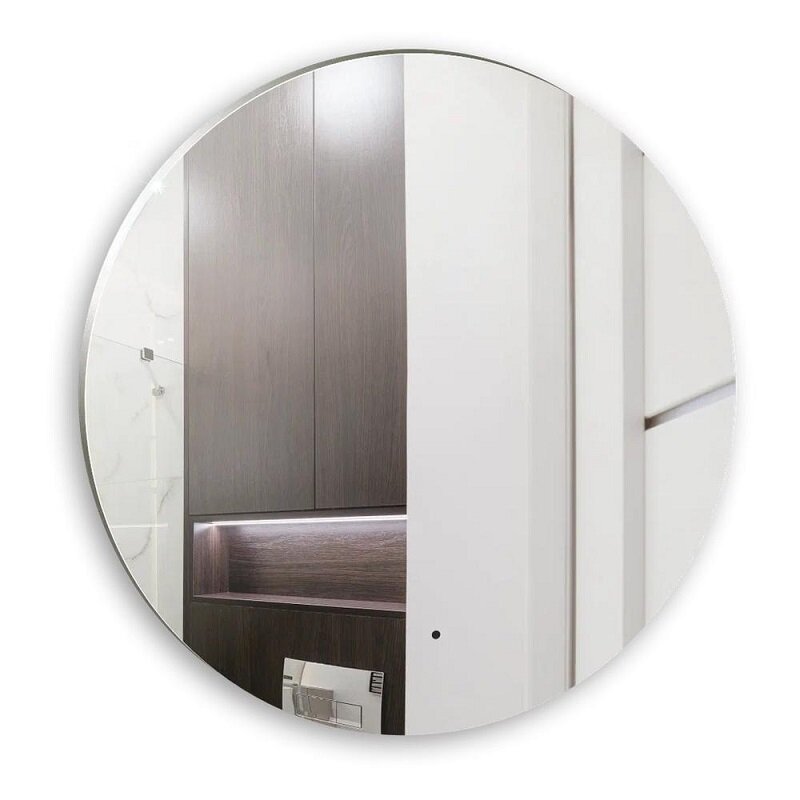 Изображение товара Зеркало Silver Mirrors Savanna-Lite LED-00002897, d80 см, LED подсветка, выключатель сенсорный бесконтактный, белый