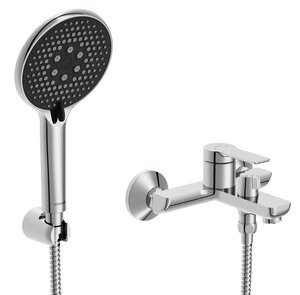 Изображение товара Смеситель Cersanit Vibe A68929, для ванны и душа, с душевым гарнитуром, хром