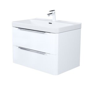 Изображение товара Тумба с раковиной Iddis Cloud X CLX80W0i95K, 80 см, подвесная, белый