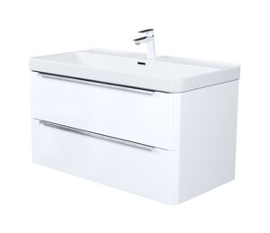 Изображение товара Тумба с раковиной Iddis Cloud X CLX10W0i95K, 100 см, подвесная, белый