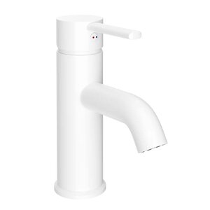 Изображение товара Смеситель для раковины Diwo Элиста DW-EL02WH, цвет белый матовый