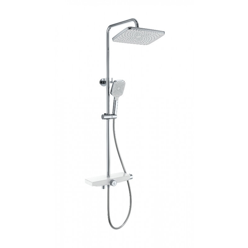 Изображение товара Душевая система Wonzon & Woghand ThermoKlick WW-B3098-A-CR, с термостатом, цвет хром Изображение товара Душевая система Wonzon & Woghand ThermoKlick WW-B3098-A-CR, с термостатом, цвет хром