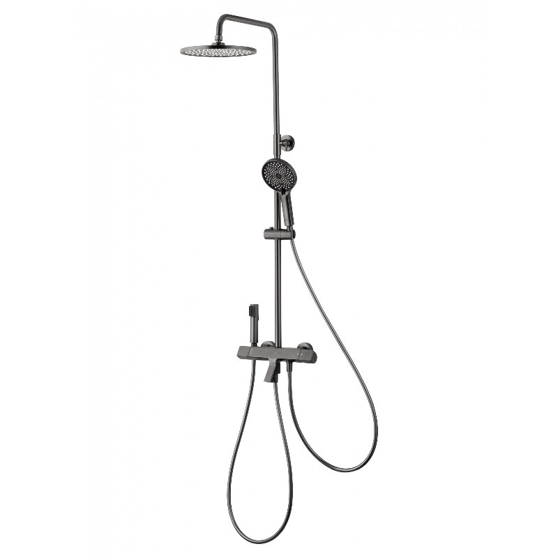 Изображение товара Душевая система Wonzon & Woghand The One WW-B3094-BGG графит темный с термостатом