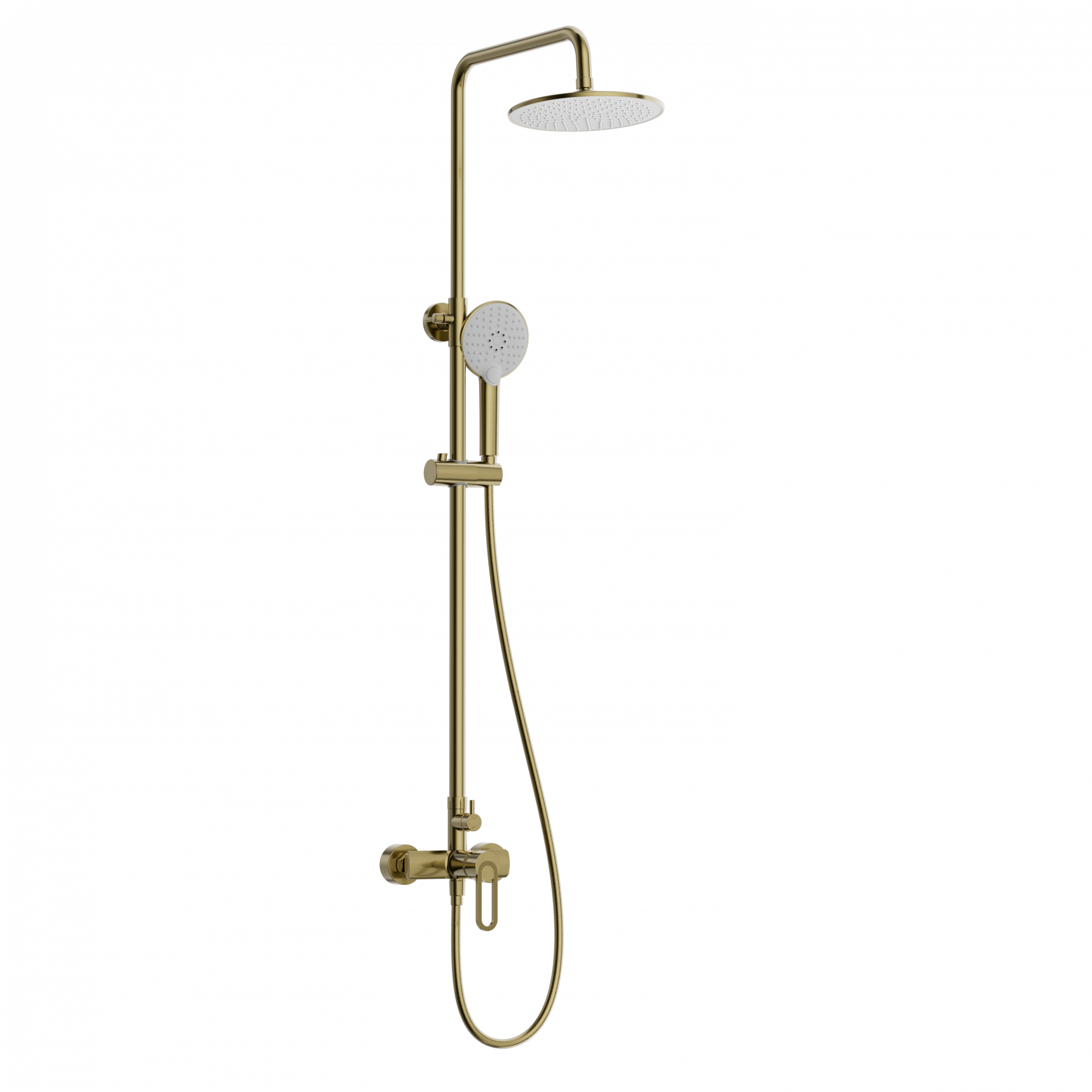 Изображение товара Душевая система Wonzon & Woghand WW-B2166-A-BG, PVD-покрытие, цвет золото брашированное