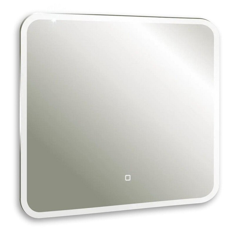 Изображение товара Зеркало Silver Mirrors СтивМЕТЕО LED-00002965, 100 см, LED подсветка, выключатель сенсорный, погодный модуль, белый