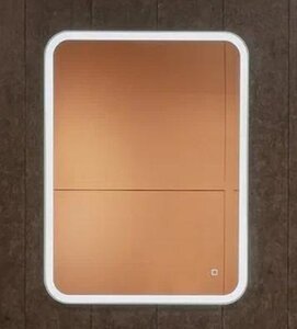 Изображение товара Зеркало Silver Mirrors Стив LED-00002905, 60 см, LED подсветка, выключатель сенсорный, белый