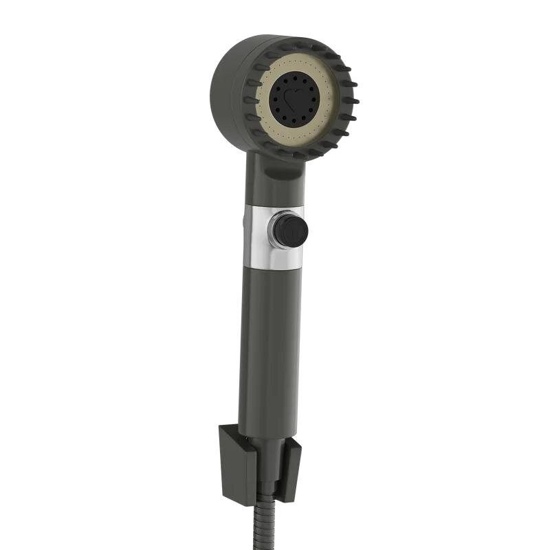 Изображение товара Душевой гарнитур Diwo Переславль DW-PER050G, 3 режима, цвет графит Изображение товара Душевой гарнитур Diwo Переславль DW-PER050G, 3 режима, цвет графит