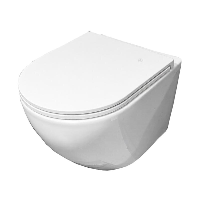 Изображение товара Подвесной унитаз Relisan WM 715 безободковый с торнадо и микролифтом белый