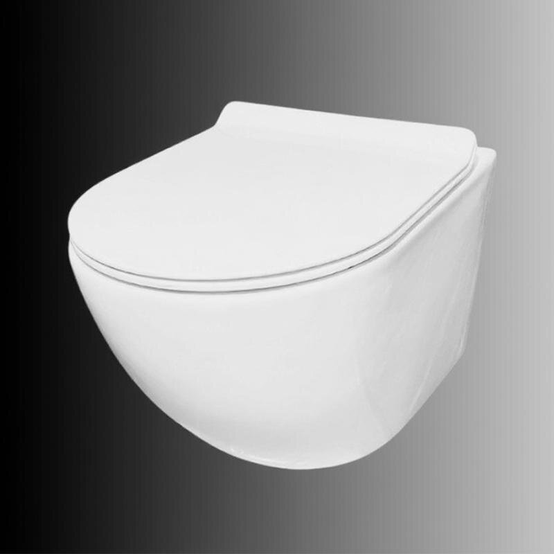 Изображение товара Подвесной унитаз Relisan WM 718 безободковый с торнадо и микролифтом